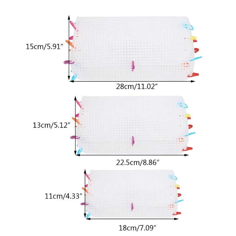 Plastic Canvas handväska runda kanter